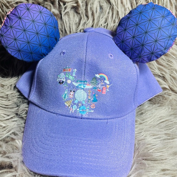 Handmade Other - Purple EPCOT Inspired  Baseball Cap with Ears